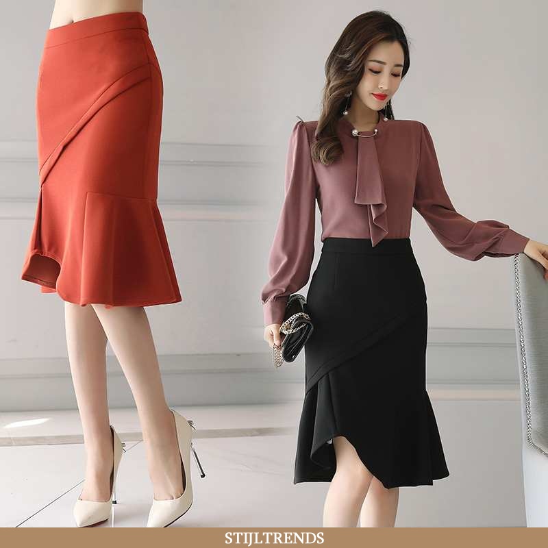 Rok Dames Tas Lange Mid Taille