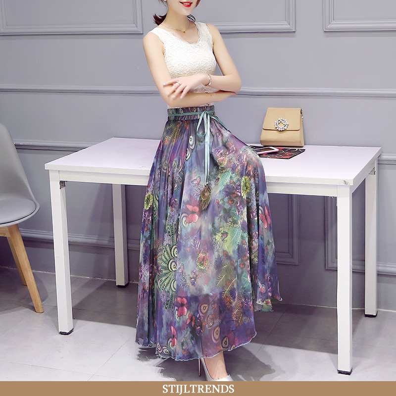 Rok Dames Trendy Purper