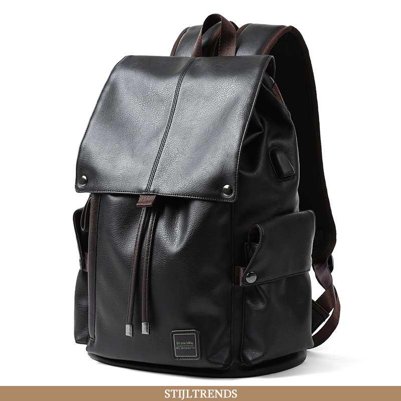 Rugzak Heren Tas Leren Trendy Grote