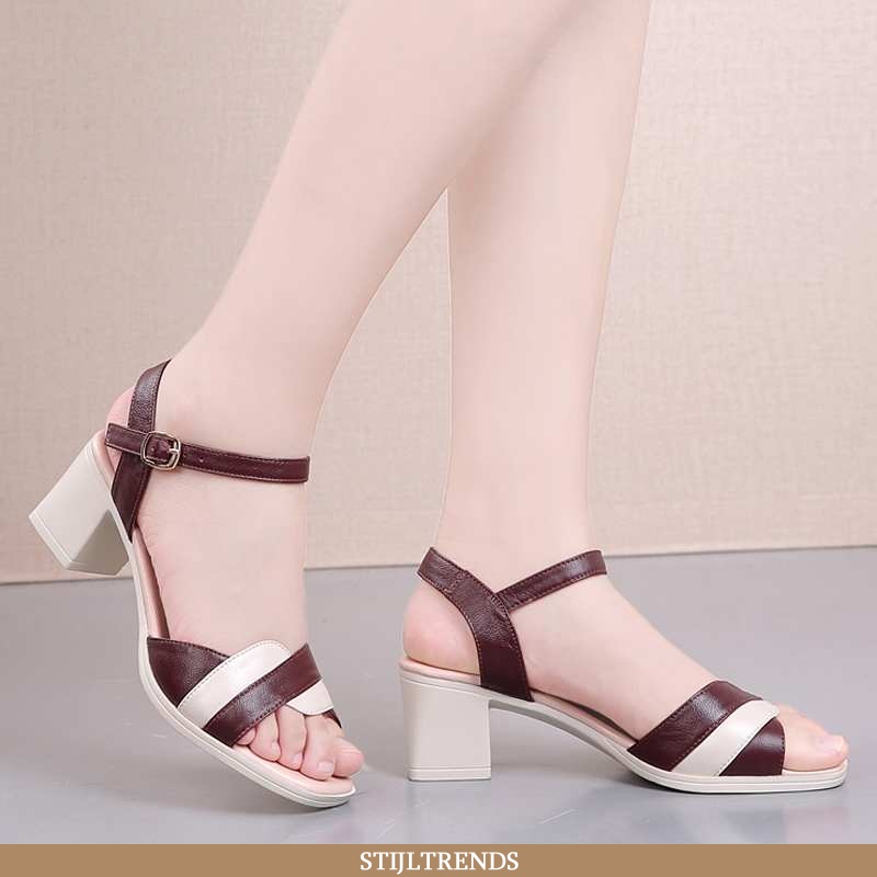 Sandalen Dames Leren Schoenen Leren Grote Maten Vrouwen