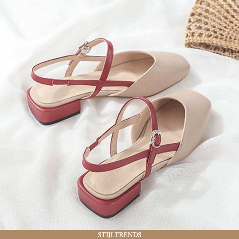 Sandalen Dames Tas Zomer Rood