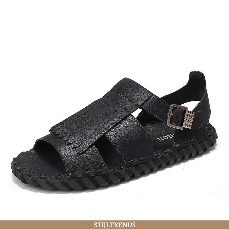 Sandalen Heren Pantoffels Outdoor Zwart