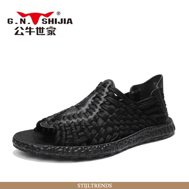 Sandalen Heren Schoenen Gevlochten Deodorant