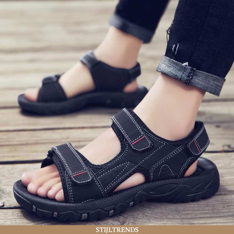 Sandalen Heren Schoenen Leren Zomer Bovenkleding