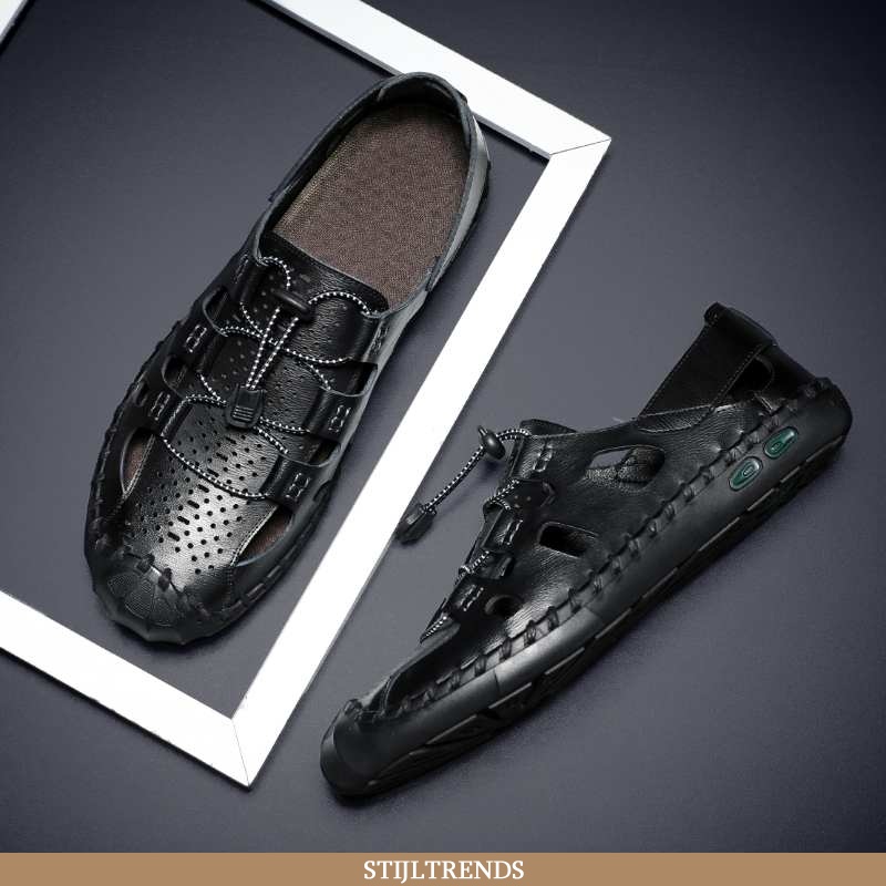 Sandalen Heren Schoenen Leren Zomer Mannen