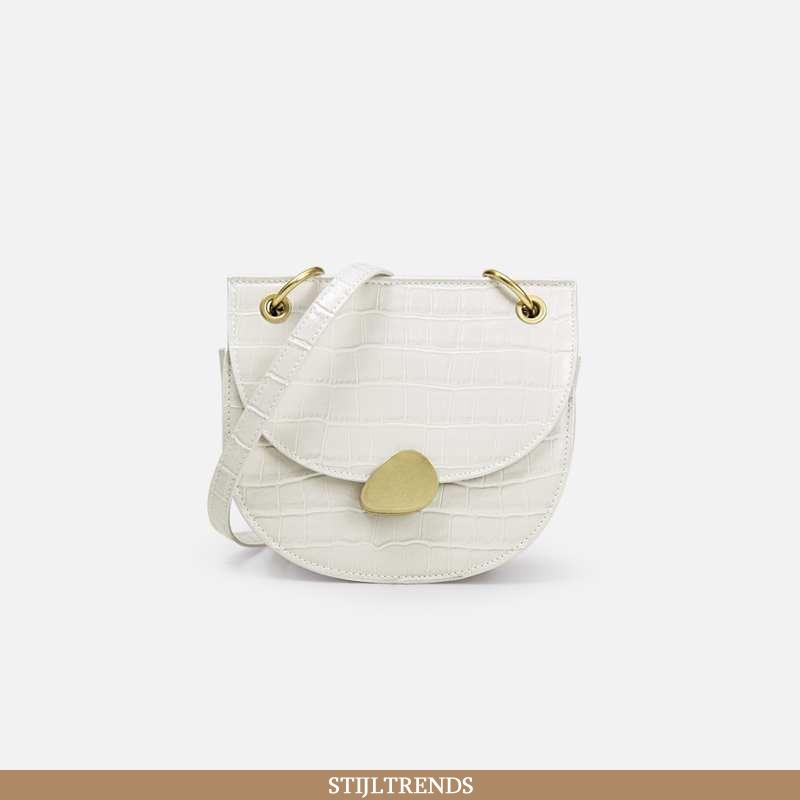Schoudertas Dames Messenger Tas Hippe Wit