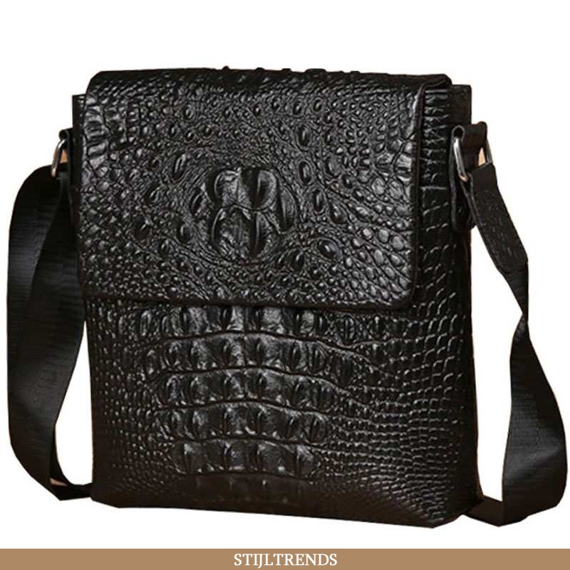 Schoudertas Heren Tas Leren Trendy Mannen