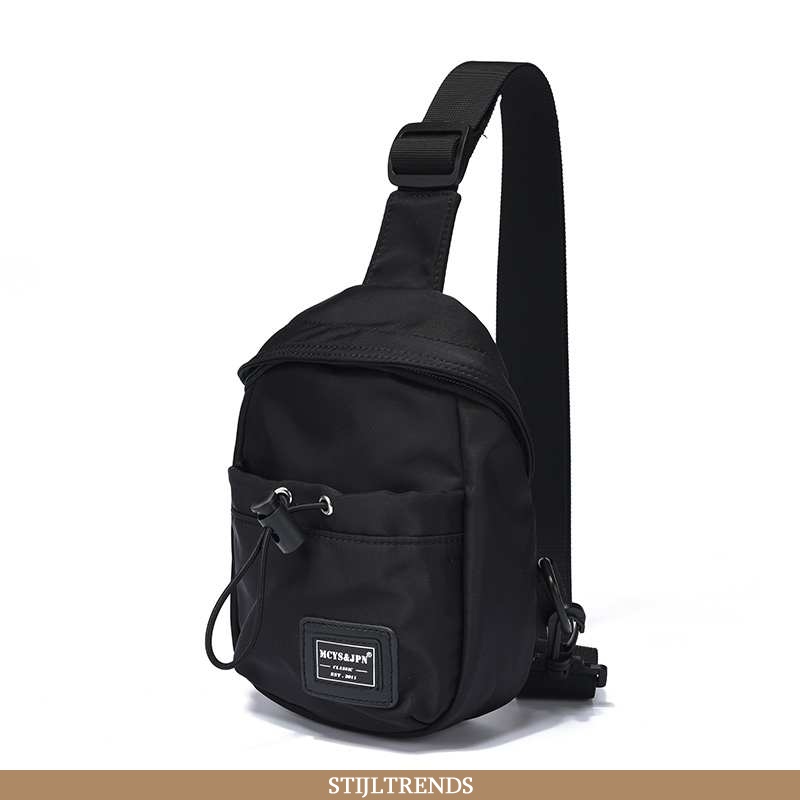 Schoudertas Heren Tas Trendy Zwart