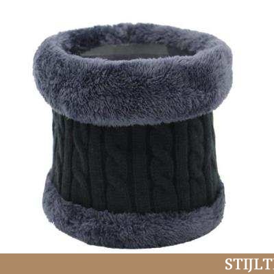 Sjaal Heren Winter Mannen Zwarte