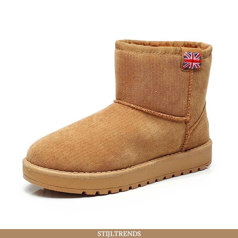 Sneeuwlaarzen Dames Schoenen Suede Kort Alle Wedstrijden