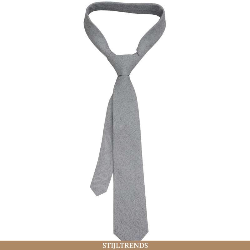 Stropdas Dames Trendy Mannen Grijs