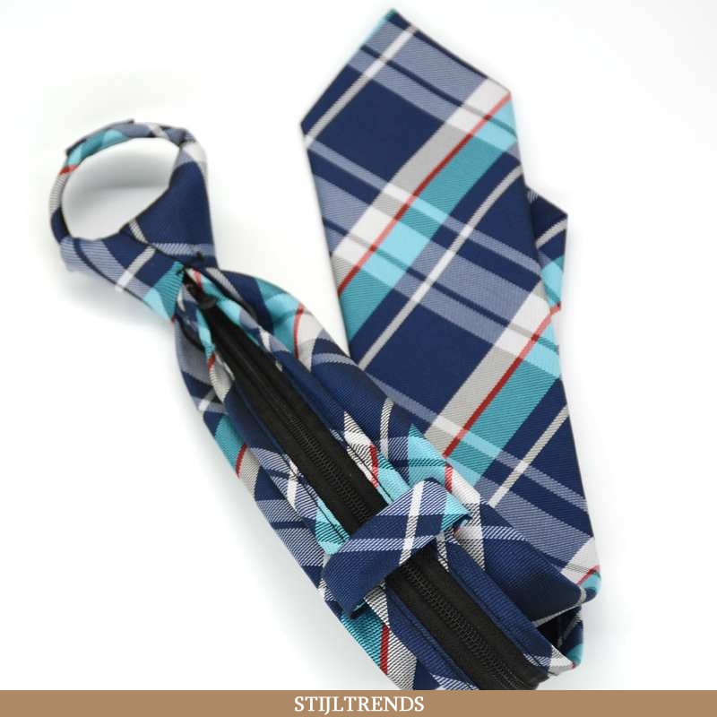 Stropdas Dames Trendy Smal Donkerblauwe