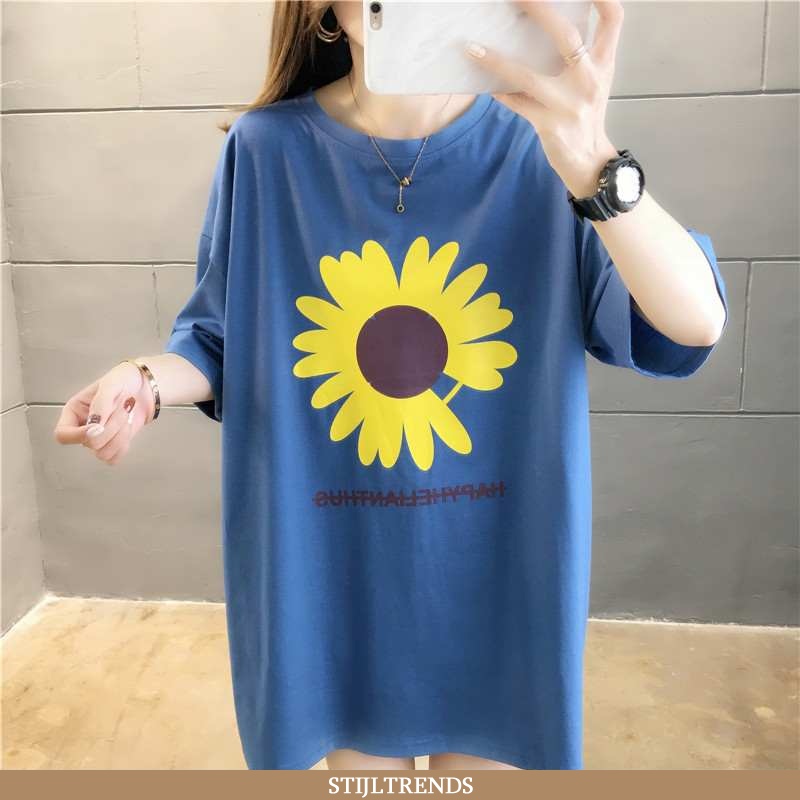 T-shirts Dames Katoenen Grote Maten Vrouwen
