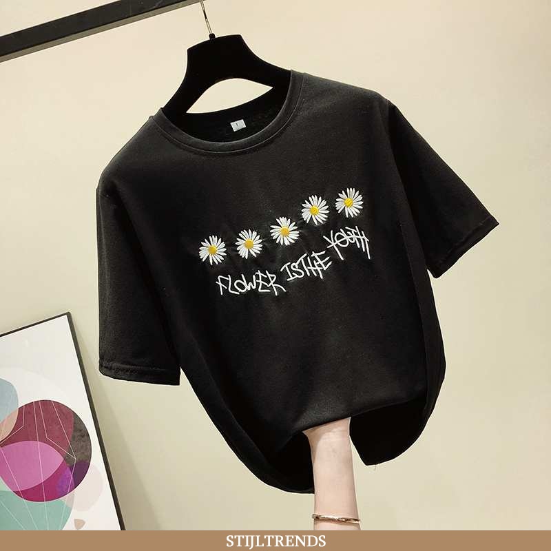 T-shirts Dames Katoenen Trendy Alle Wedstrijden