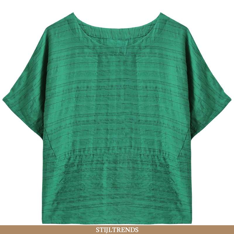 T-shirts Dames Katoenen Trendy Ronde Hals