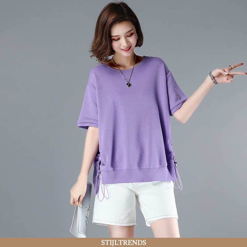 T-shirts Dames Katoenen Zomer Halve Mouw