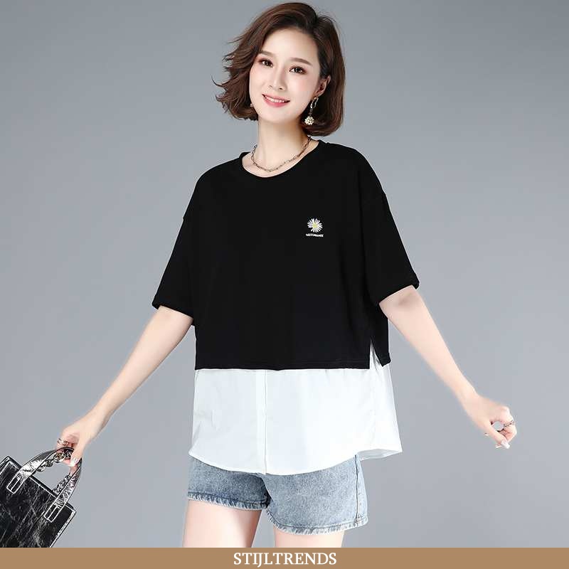 T-shirts Dames Onderhemd Katoenen Zomer Jasje