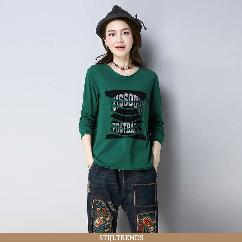 T-shirts Dames Skinny 2020 Turquoise