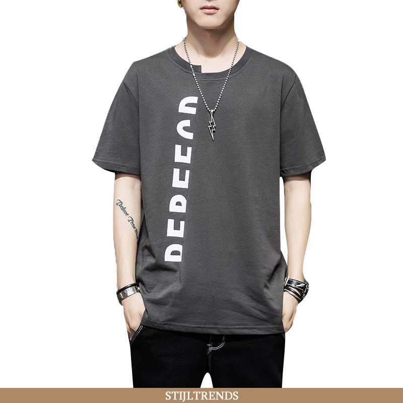 T-shirts Heren Katoenen Casual Super
