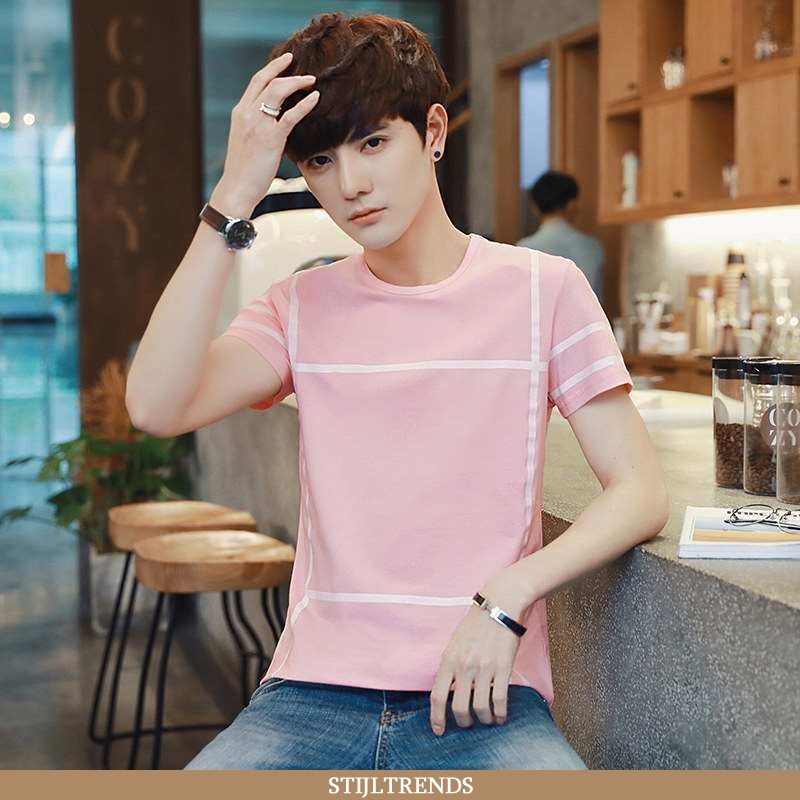T-shirts Heren Katoenen Trendy Mannen