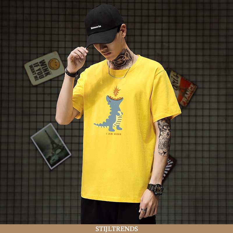 T-shirts Heren Katoenen Zomer Mannen