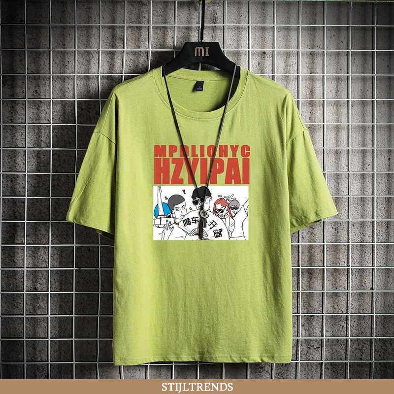 T-shirts Heren Katoenen Zomer Nieuw