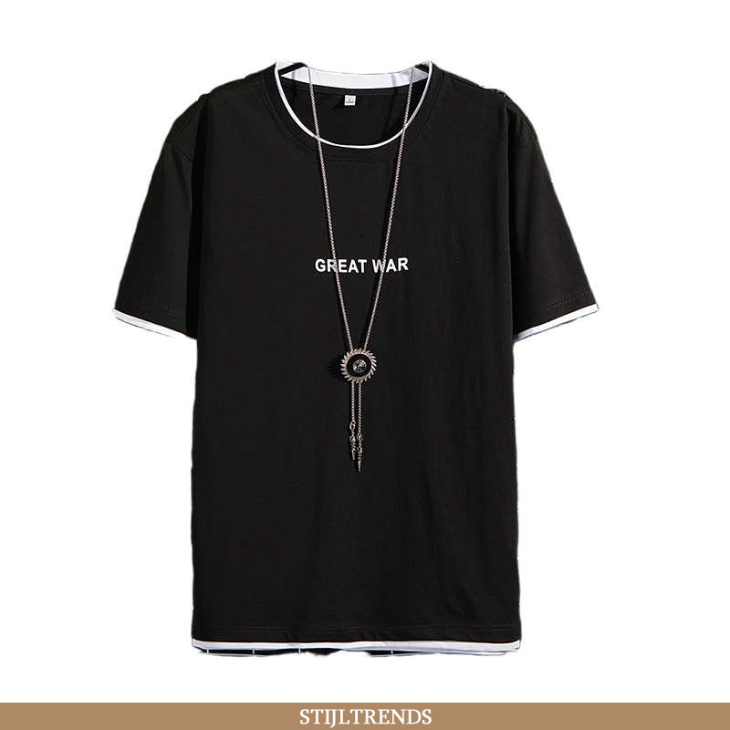T-shirts Heren Katoenen Zomer Student