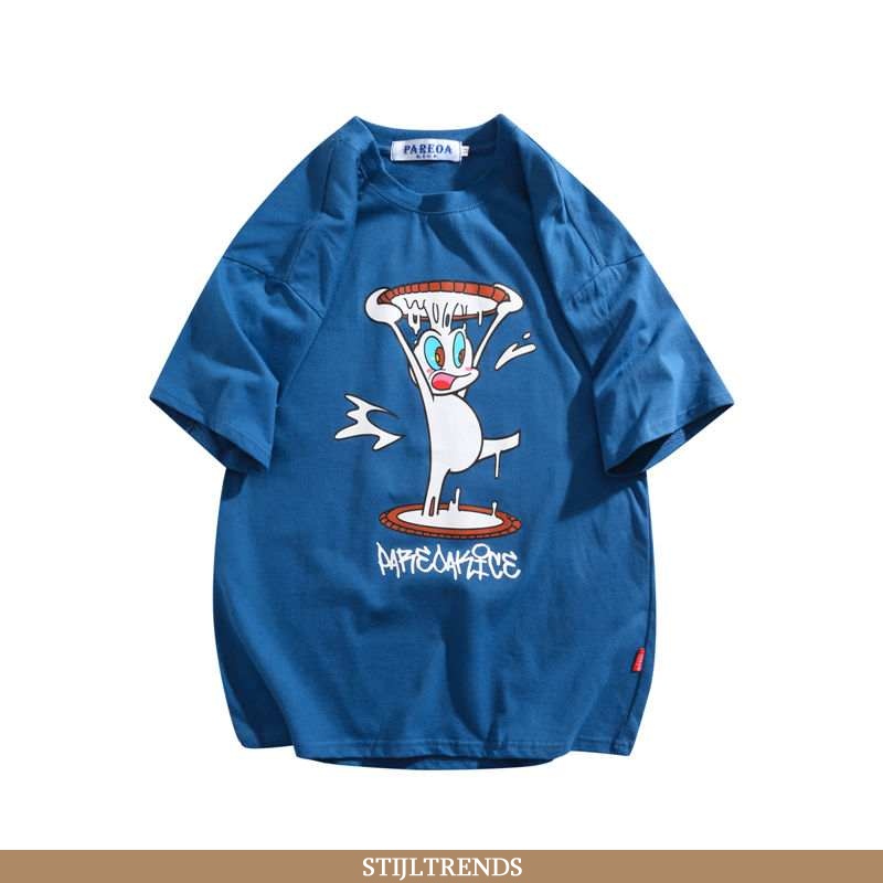 T-shirts Heren Onderhemd Baggy Halve Mouw