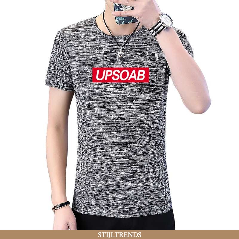 T-shirts Heren Onderhemd Trendy Grijs