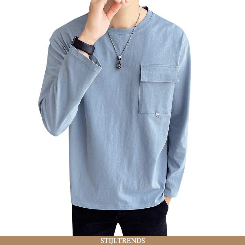 T-shirts Heren T-shirt Lange Mouw Baggy Alle Wedstrijden