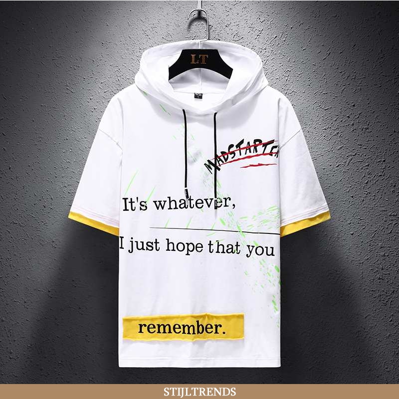 T-shirts Heren Trendy Mannen Witte