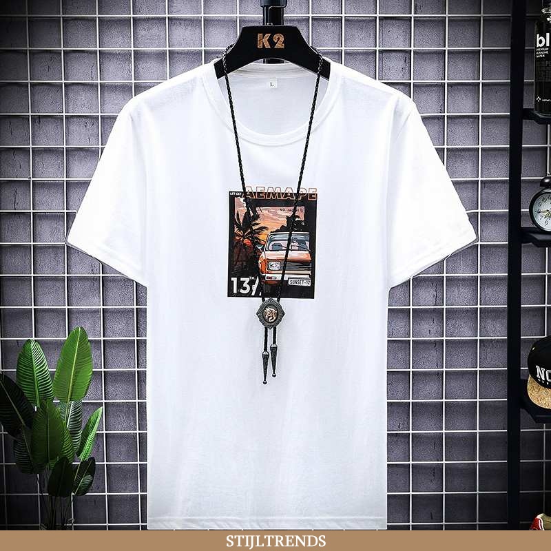 T-shirts Heren Trendy Nieuw Witte