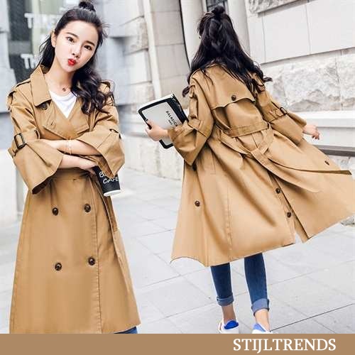 Trenchcoat Dames Jas Lente Vrouwen