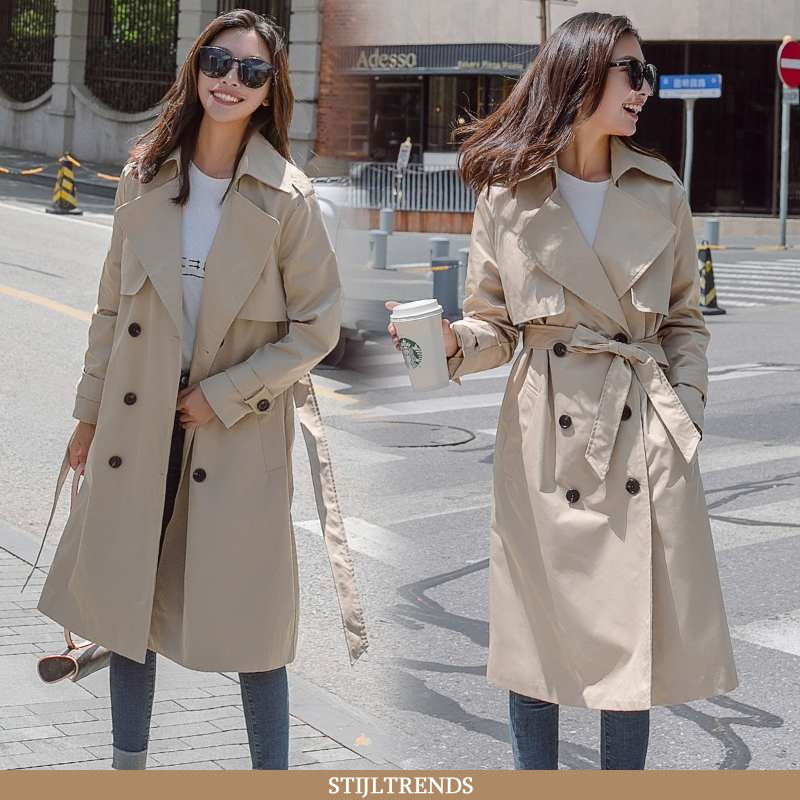 Trenchcoat Dames Jas Wollen Alle Wedstrijden