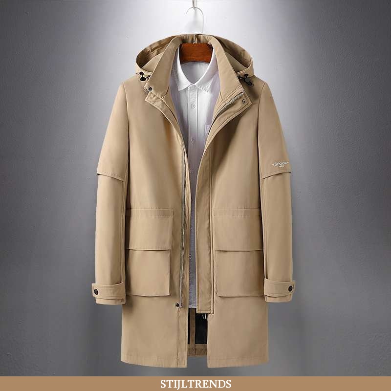 Trenchcoat Heren Jas Hippe 2020