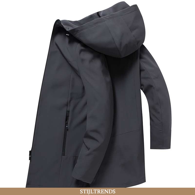 Trenchcoat Heren Jas Lange Gemiddelde