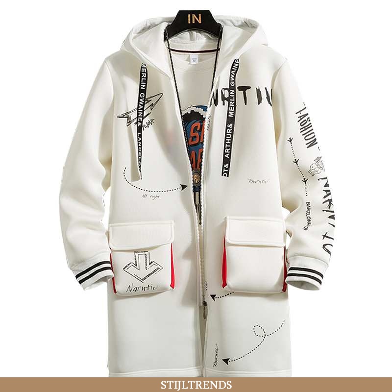 Trenchcoat Heren Jas Trendy Gemiddelde