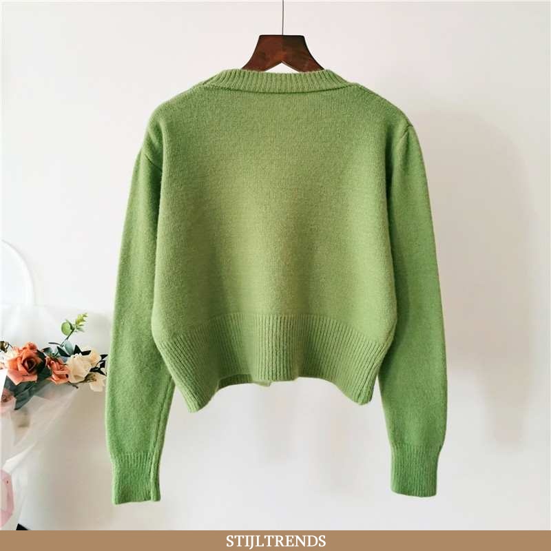 Trui Dames Gebreide Winter Pullover