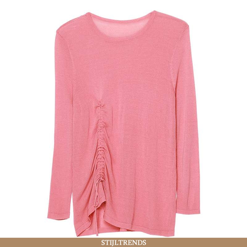 Trui Dames Herfst Zacht Roze