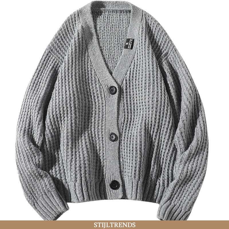 Trui Heren Cardigan Gebreide Casual Jasje