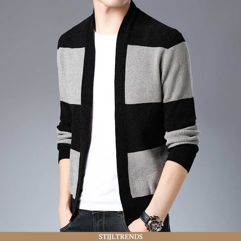 Trui Heren Cardigan Gebreide Trendy Jeugd