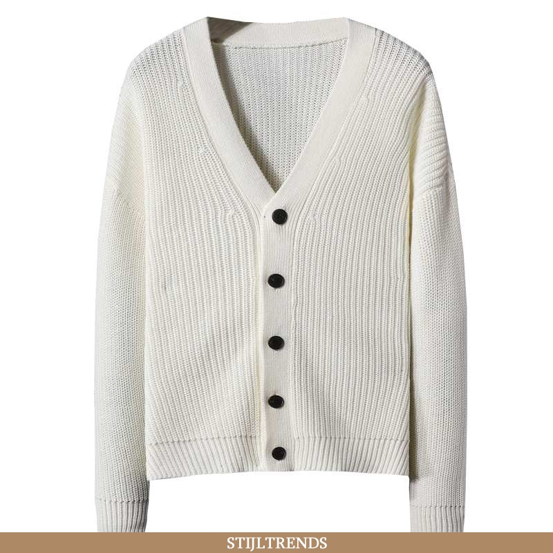 Trui Heren Cardigan Gebreide Trendy Mannen