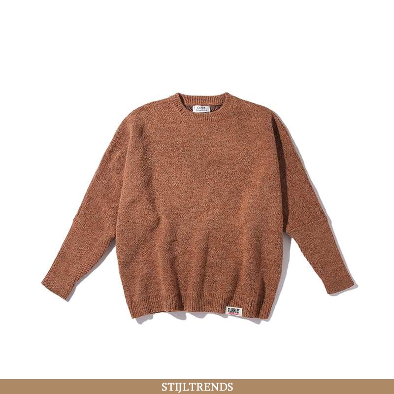 Trui Heren Gebreide Baggy Pullover