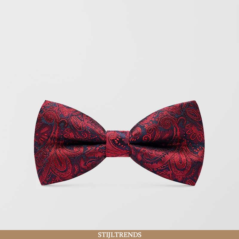 Vlinderdas Heren Bruiloft Rood