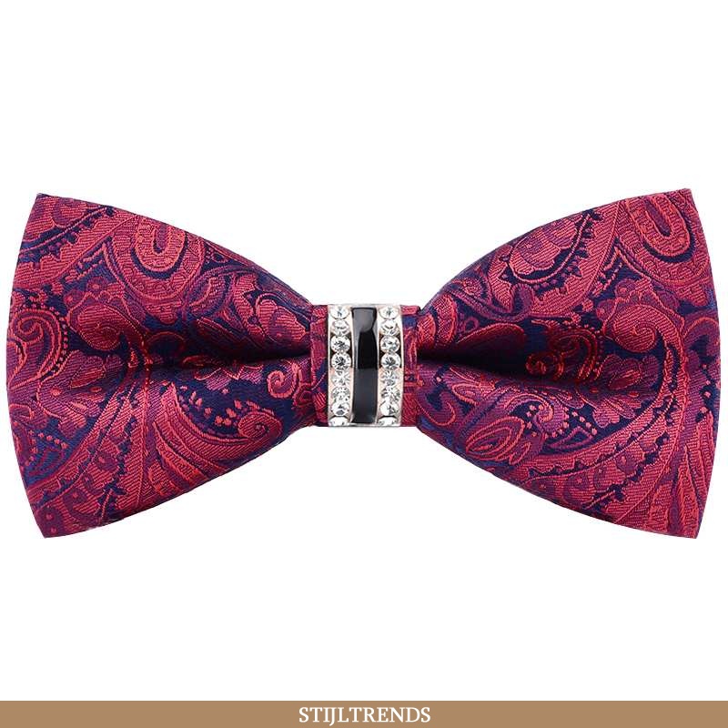 Vlinderdas Heren Business Mannen Rood