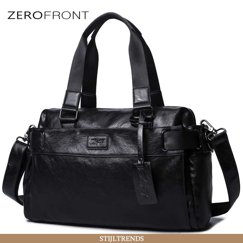 Wandelrugzak Heren Messenger Tas Leren Trendy Mannen