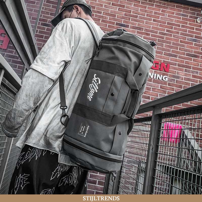 Wandelrugzak Heren Tas Fitness Grijs