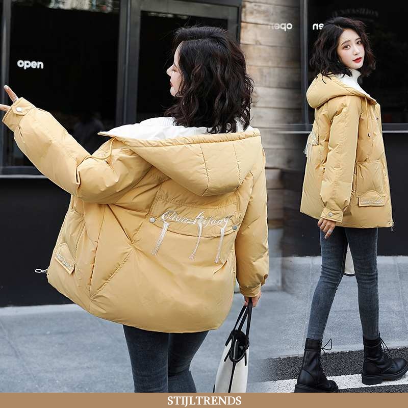 Winterjas Dames Katoenen Jas Baggy Elegante