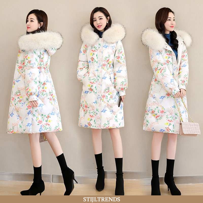 Winterjas Dames Katoenen Jas Casual Eenvoudige