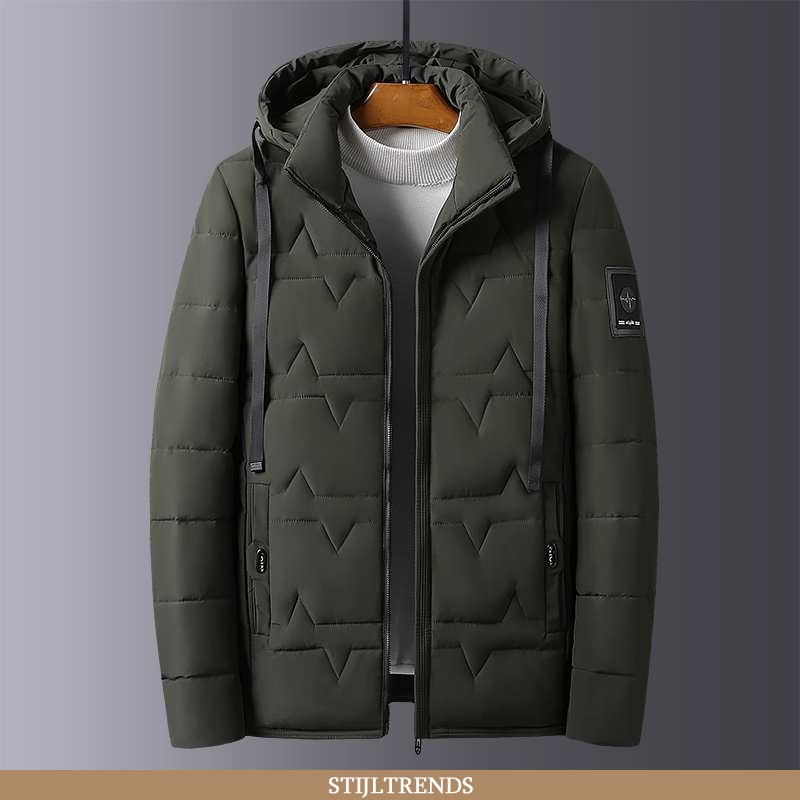 Winterjas Heren Jas Dons Slim Fit Gemiddelde